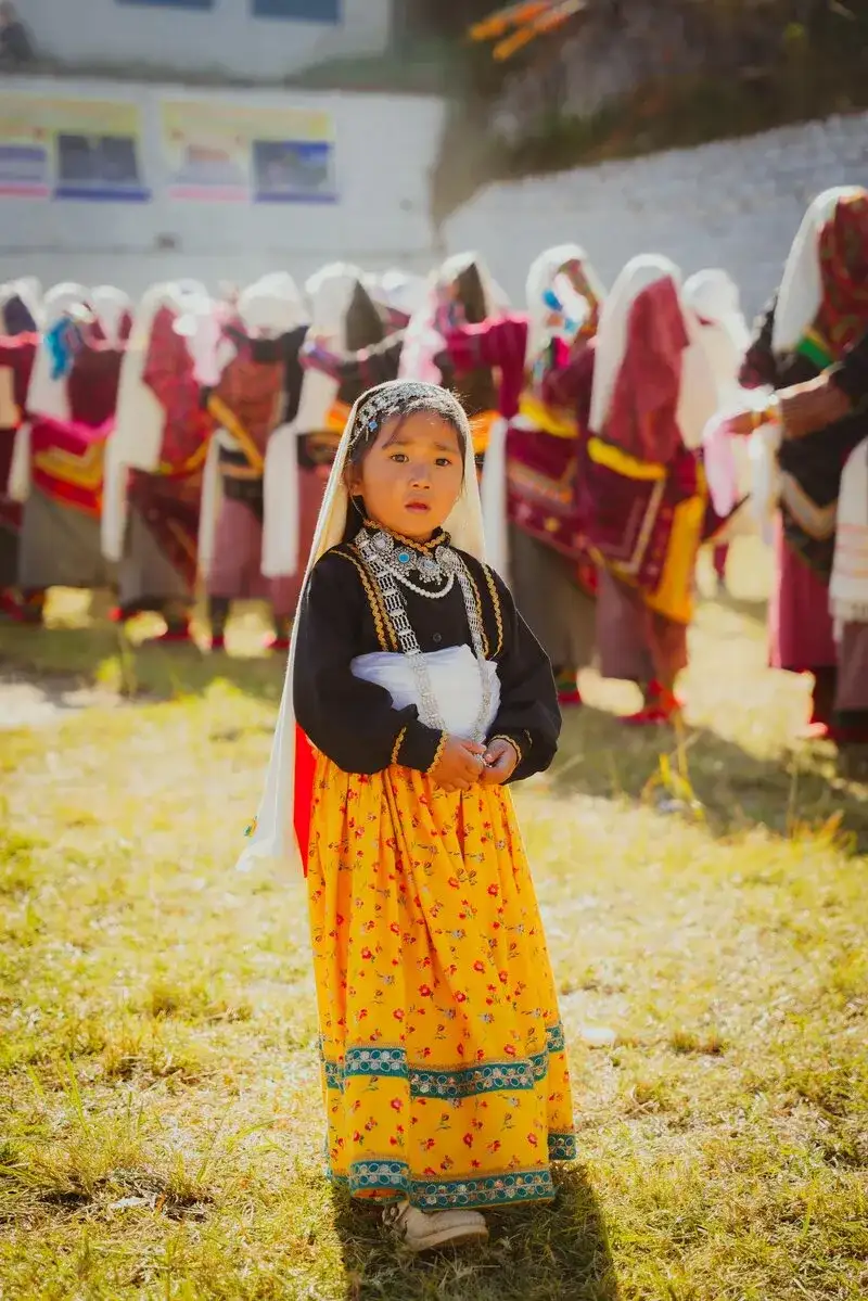Rung community member in traditional attire